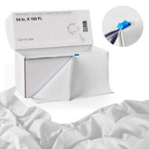 54 In. x 100 Ft. Cut To Size Table Roll  | White | Case of 6